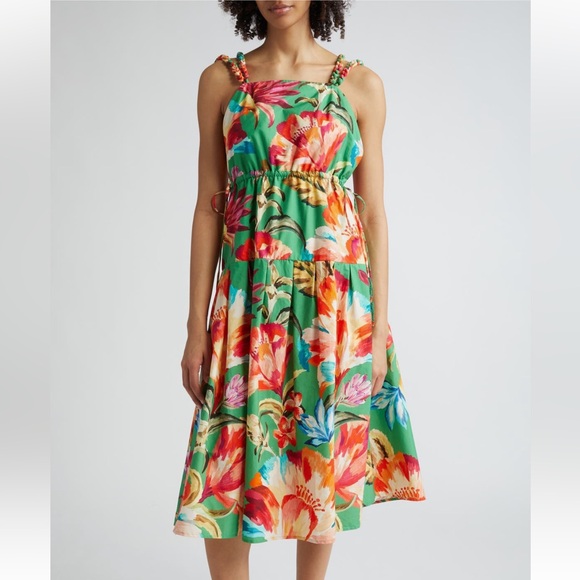 Farm Rio Tropicart Floral Dress - Picture 6 of 11